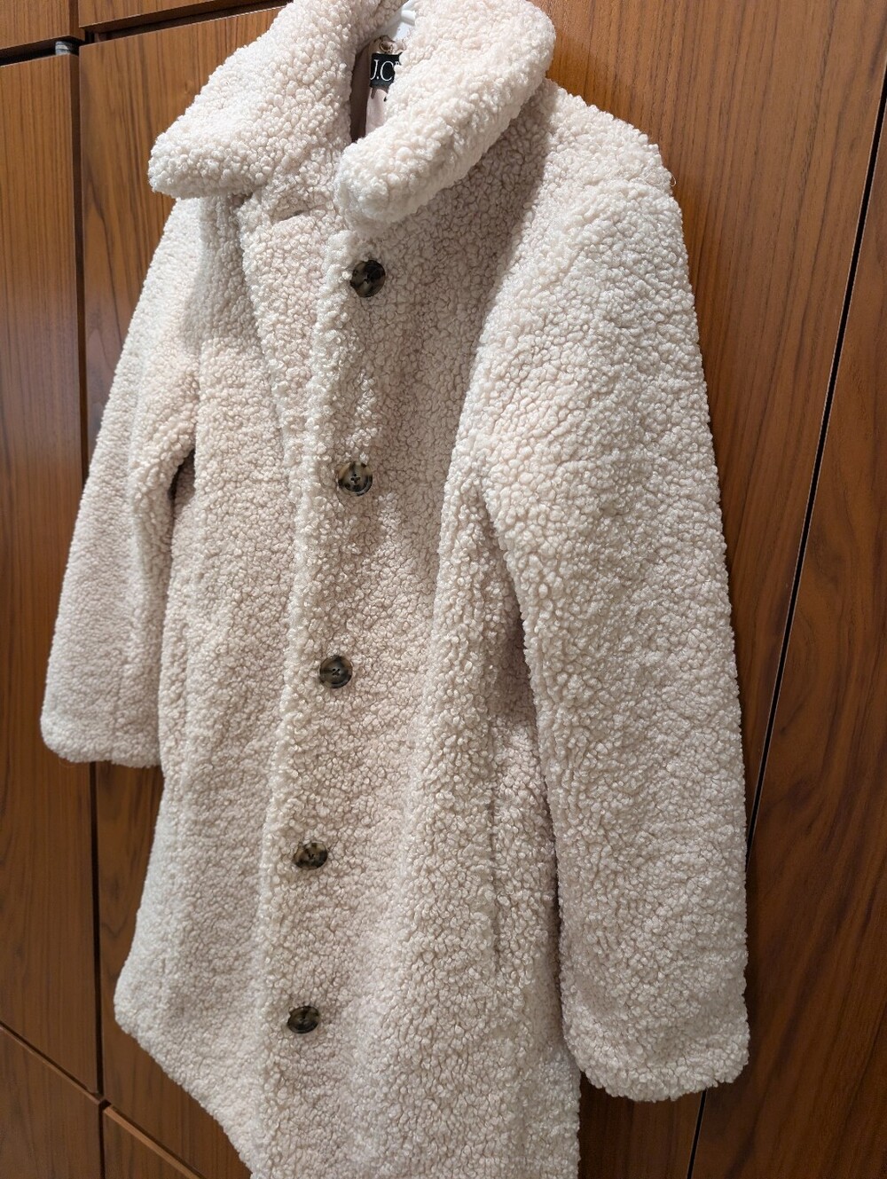 J. Crew Blush Cream Sherpa Jacket